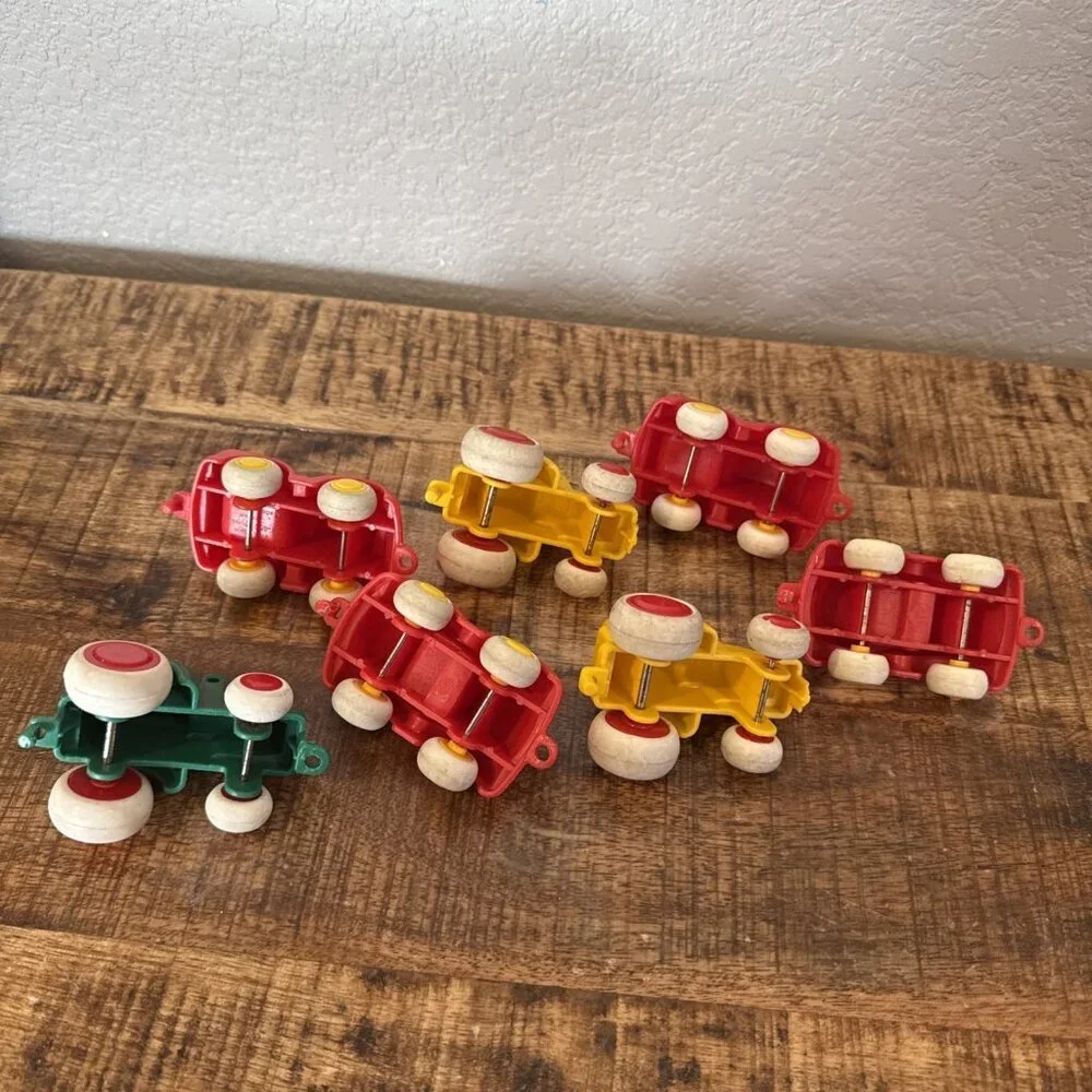 Viking Toys Sweden Car Tractor Truck   Plastic Play  Wheels Vintage Toddler